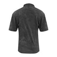 thumbnail image 4 of Evdexr Polo T Shirt Men Mokaloha Distressed T-Shirt Solid Color Vintage Acid Wash Gym Shirt Stylish Baggy Short Sleeve Big and Tall Lapel Tops with Pockets Black M, 4 of 4