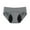 Gray, variant on Diufon 3 Pack Women's Period Underwear Cotton Full Coverage Low-Rise Postpartum Menstrual Leak Proof Panties