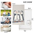 thumbnail image 6 of Yayeee 100% Cotton Hand Towels for Bathroom 16" x 28" Soft Absorbent Kitchen Towel, Cute Puffin, 6 of 7