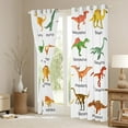 thumbnail image 3 of Erosebridal Curtains,Dino 38x45 inch Blackout Curtains,Dinosaur,Set of Ancient Dinosaur Curtains & Drapes,Jungle Animal Window Curtains 2 Panels Wrinkle Free, 3 of 6