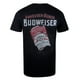 thumbnail image 2 of Budweiser - Camiseta de Algodón para Hombre (Negro), 2 of 4