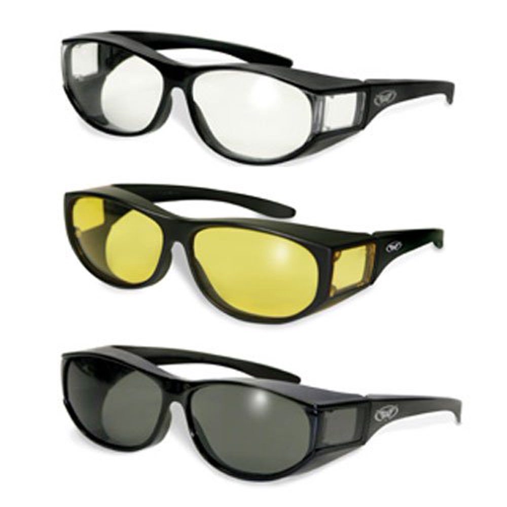 3x Safety Glasses Clear Smoke Yellow Day and Night Comfort You Should