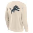 thumbnail image 3 of Men's Fanatics Cream Detroit Lions Elements Future Ground Lettering Pullover Sweatshirt, 3 of 3