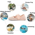 thumbnail image 5 of Water Shoes for Women Men Barefoot Beach Swim Aqua Socks Summer Wide Slides Sandals Quick Dry Pool River Sea Sock Shoes, 5 of 6
