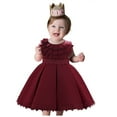 thumbnail image 1 of Wedding Dress for Girls Kids Girls Ruffled Princess Bridesmaid Pageant Gown Birthday Party Wedding Dress Party Dress for Girls Princess Dress for girls Birthday Dress, 1 of 8