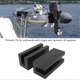 thumbnail image 3 of 2 Pack Outboard Motor Transom Mounts, Minimize Shock and Stress, Rubber Boat Motor Mount for Single Jack Trailer, 3 of 4