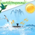 thumbnail image 4 of Fuente de agua solar AMZtime con 6 boquillas y bomba flotante, 4 of 9