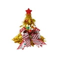 thumbnail image 2 of Festive Christmas Tree Topper Santa Hat Star Ornament Holiday Home Decor Party Supplies for Indoor Outdoor Xmas Celebration Decorations, 2 of 6