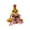 Gold, variant on PuSpu Christmas Tree Topper Santa Hat 38x34cm Multicolor Plastic 1Pc Star Treetop Holiday Indoor Decor Festive Scene Setter Ornament