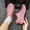 Pink, variant on Women's Slip On Breathable Walking Shoes, Low Cut Soft Sole Waterproof Short Rain Boots Design with Cushion Comfort, Sneakers for Daily Leisure Gift