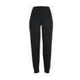 thumbnail image 2 of Jogger Fruit Of The Loom Para mujer, de felpa, negro, talla EG, 2 of 4