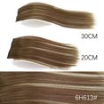 thumbnail image 3 of Almohadillas para el cabello sintético AZQUEEN de 20/30 cm, extensiones de cabello con clip, pieza de cabello invisible natural, almohadilla para el cabello para adelgazar, 3 of 5