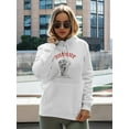 thumbnail image 2 of David Halftone Antique Hoodie Women -Image by Shutterstock, Female 5X-Large, 2 of 4