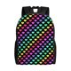 thumbnail image 1 of Balery Rainbow Hearts Mochila - Mochila Estilosa y Duradera para Laptop de 15 Pulgadas con Tela Oxford Impermeable, 1 of 8