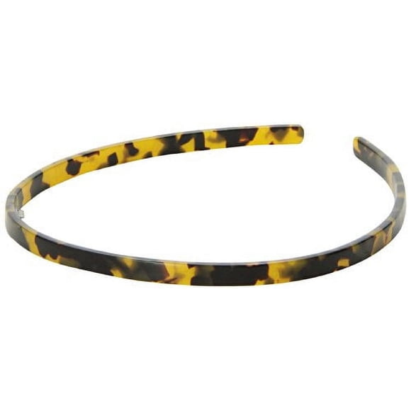 CARAVAN® CÓMODA VINCHA DE ACETATO DE CELULOSA CLÁSICA Y DE COLOR PERLADO HECHA A MANO
