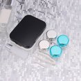 thumbnail image 3 of Contact Lens Case Kit Fashion Mirror Effect Portable Contact Lens Holder Case, 3 of 9