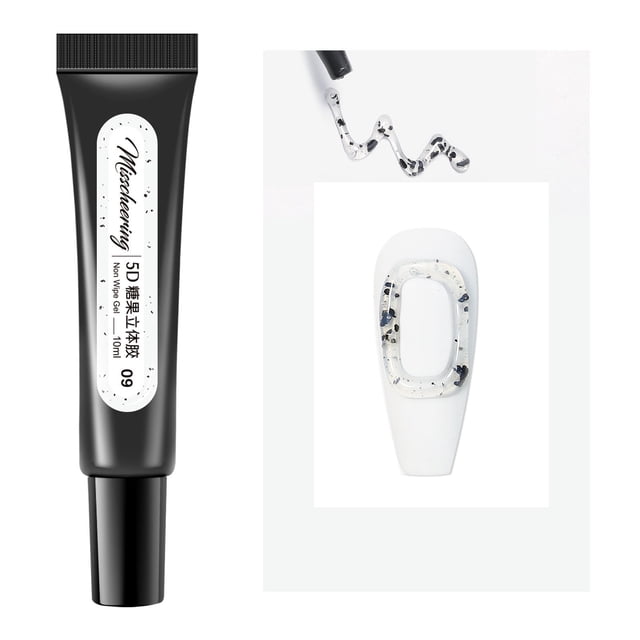 Heliisoer Tuyau Vernis à Ongles Tridimensionnel Gel Bonbon Gelée Gel Sans Rinçage