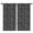 Black White Gothic, variant on Blackout Kids Curtains,Dark Blue Sun Moon Cross Pattern Childrens Insulated Curtains Set Of 2,Bedroom Essentials,Toddler Room Decor 42x54in(106x137cm)