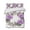 White Gray Green Light Purple, variant on Quilts Queen Size, Purple Rose Soft Comforter Bedding Set for Bed, Spring Flower Watercolor Modern Floral Leaf Lightweight Quilted Bedspread with Pillow Cover(2 Pieces) for All Season, 90x96 Inch