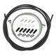 thumbnail image 3 of Juego de fundas para cables de bicicleta MTB, freno, cambio, desviador, cables, manguera, casquillos con gancho en S Freno negro, 3 of 9