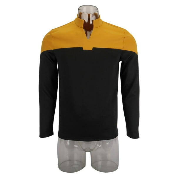 Cosplay 2019 Star Picard Startfleet uniforme rek nueva ingeniería oro Top camisas ST disfraz Halloween fiesta PropEstados UnidosXXL Deng Xun unisex