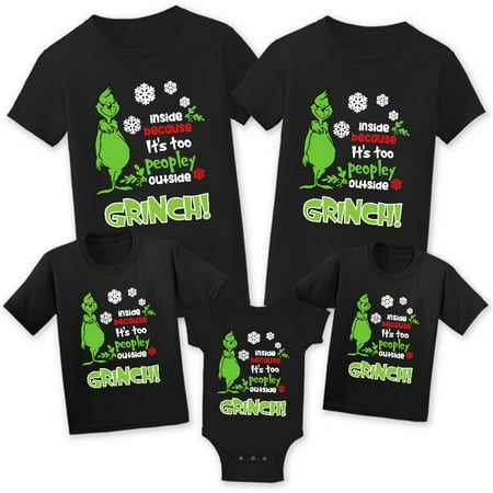 

Matching Family Grinch Cute Printed Matching T-shirt Tops Christmas Gift T-Shirts for Women Men Kid Toddler Baby Plus Size XS-5XL