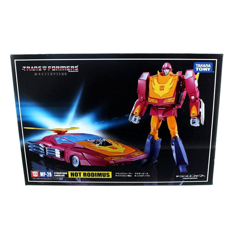Takara Tomy Transformers Masterpiece MP-28 Hot Rodimus, Converts