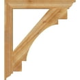 thumbnail image 3 of Ekena Millwork 4"W x 34"D x 38"H Merced Traditional Rough Sawn Bracket, Western Red Cedar, 3 of 4