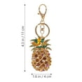 thumbnail image 2 of Soimiss 1Pcs Pineapple Keychain Multi Colored Handbag Pendant Fashion Accessory for Cell Phone Decoration, 2 of 8