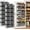 2pack 6 Tiers - Gray, variant on 2 Pack Over the Door Organizer 5 Tiers, Extra Large Behind Door Storage of 10 Compartments, 80lbs Weight Capacity Over Door Organizer, Door Hanging Organizer for Closet, Diaper Organizer,Room storage