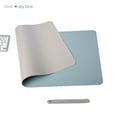 thumbnail image 1 of Dvkptbk Pure Color Leather Mouse Pad Large Desk Pad Home Office Laptop Leather Mouse Pad Writing Pad Double-sided, 1 of 2