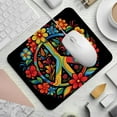 thumbnail image 2 of Peace Sign Printed Square Gaming Mouse Pad, Non-Slip Rubber Bottom Mouse Mat for Office, 8.3x9.8 Inch, 2 of 6
