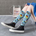 thumbnail image 5 of Naloa Pirate Marine Animals Thigh High Socks Extra Long Stretchy Sock Women Over Knee High Opaque Stocking Daily Wear, 5 of 6