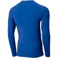 thumbnail image 4 of Wire2wire Men's Long Sleeve Baseball Compression Shirt Royal Xl, 4 of 9
