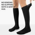 thumbnail image 4 of Women's Soft Knee-High Dress Socks, Combed Cotton with Comfortable Elastic Cuff, 3-Pair Pack, 4 of 8