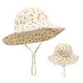 thumbnail image 5 of Cotton Bucket Hat Foldable Packable Fishing Hat Beach Cap for Boys Girls Teen,lightweight,durable,breathable S, 5 of 5