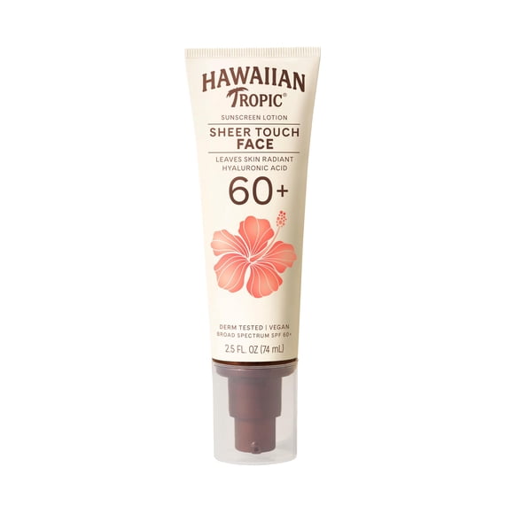 Loción solar facial Hawaiian Tropic Sheer Touch FPS 60 75 mL