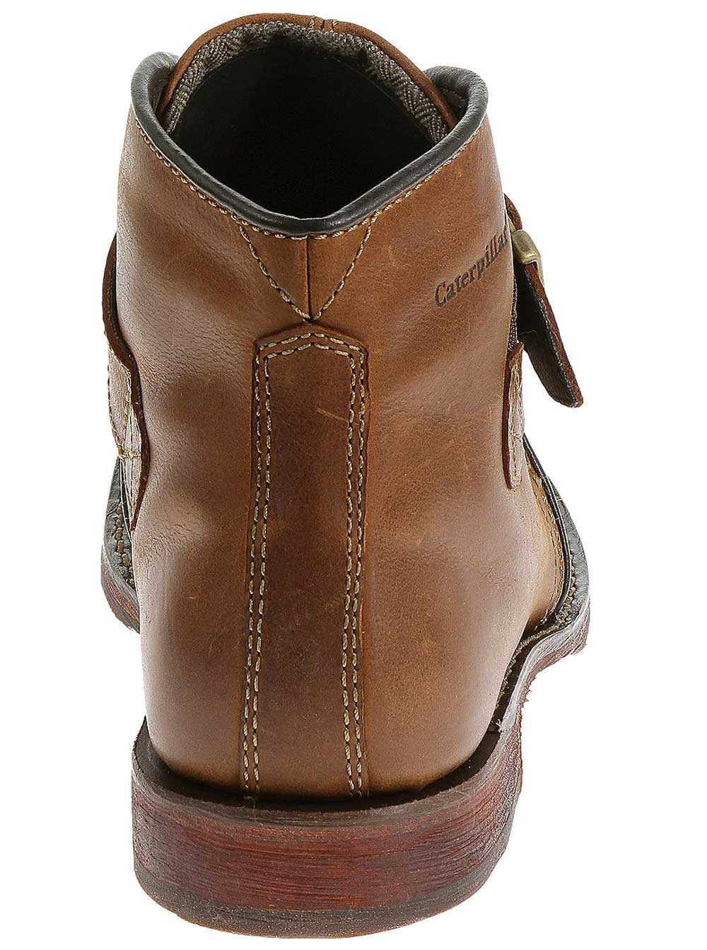 Men’s CATERPILLAR Haverhill Brown Boots W/Buckle  Size 10 Caterpillar Mens Haverhill Boots in Bagpipe - Walmart.com main image 3