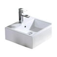 thumbnail image 3 of Fine Fixtures Square Vessel Sink Vitreous China w Overflow, 3 of 4