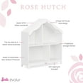 thumbnail image 4 of Barbie by Evolur Rose Hutch in White, 4 of 16