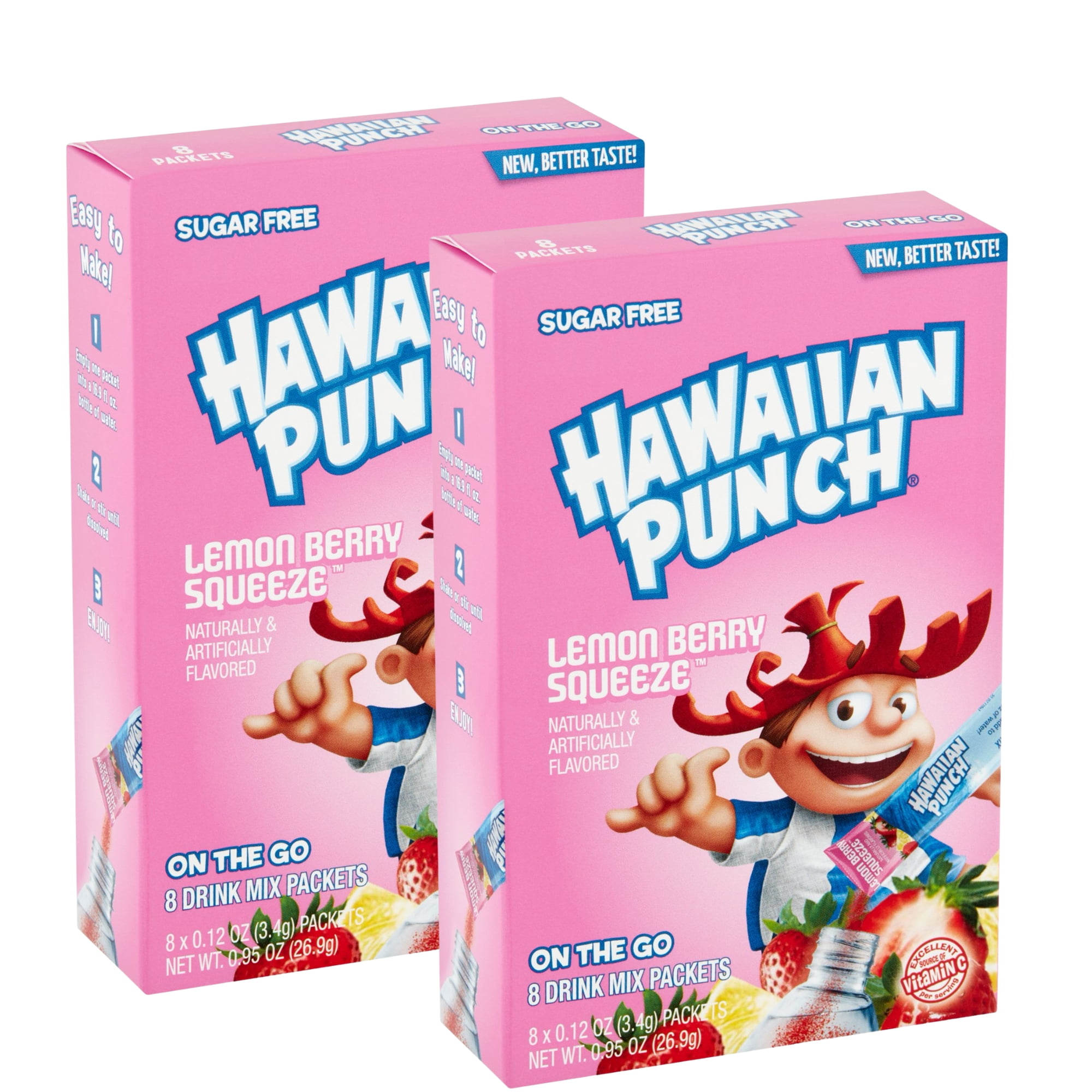 Hawaiian Punch Singles To Go Powder Drink Mix, Lemon Berry Squeeze