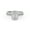 White Gold, variant on AFFY Halo Bridal Ring Set for Women Center 6X4mm Emerald and Round Cut Lab Created Moissanite Half Eternity Engagement Wedding Ring in 14K Yellow Gold Over Sterling Silver Size-9