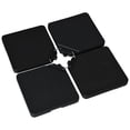 thumbnail image 1 of Outsunny Ensemble de 4 Poids de Base et Support pour Parasol, Noir, 1 of 10