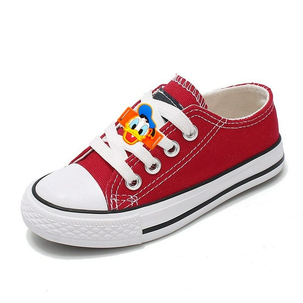 Disney Mickey Mouse Kids Shoes for Girl Stitch Boys Canvas Shoes Breathable Sneakers Fashion Boots Student Casual Shoes Lace Up34(20.5cm insole) Gao Jinjia LED
