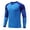 Blue, variant on Hansber Kids Padded Goalkeeper Jersey Goalie Shirt Boys Football Sports Team Training Uniform Blue M