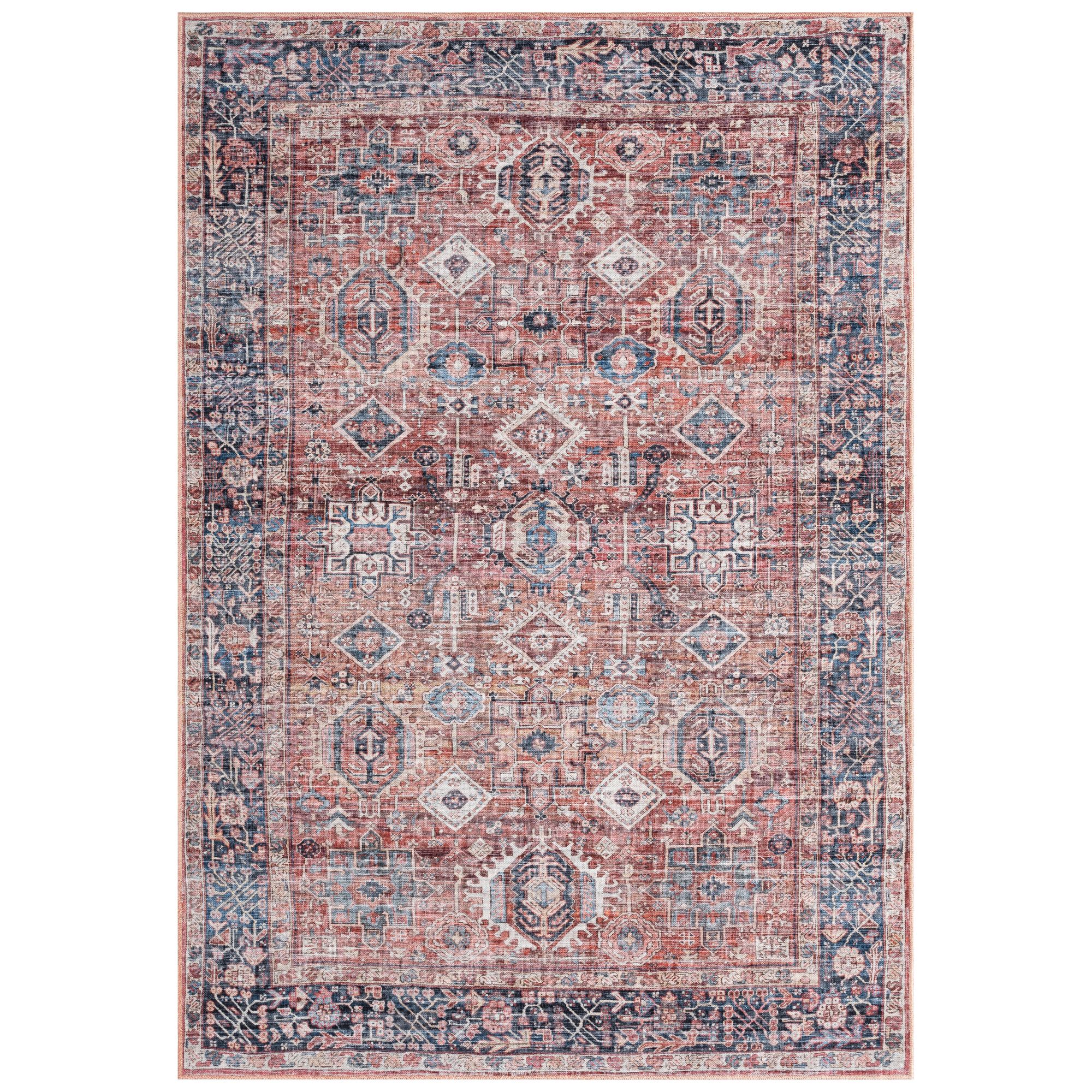 Everwash Callaghan Eve Southwestern Geometric Machine Washable Area Rug