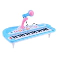 thumbnail image 4 of Piano Con Teclado Electónico Para Niños, Instrumento Educativo De 37 Teclas, Juguete Para Con Micrófono, Patas Rosas, 4 of 7