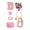 D, variant on Shoreew 6-Piece Tumbler Accessories Set Letter Stickers Butterfly Straw Cap Cup Sleeve Reusable Easy to Clean Decorative Accessories for Stanley Tumbler