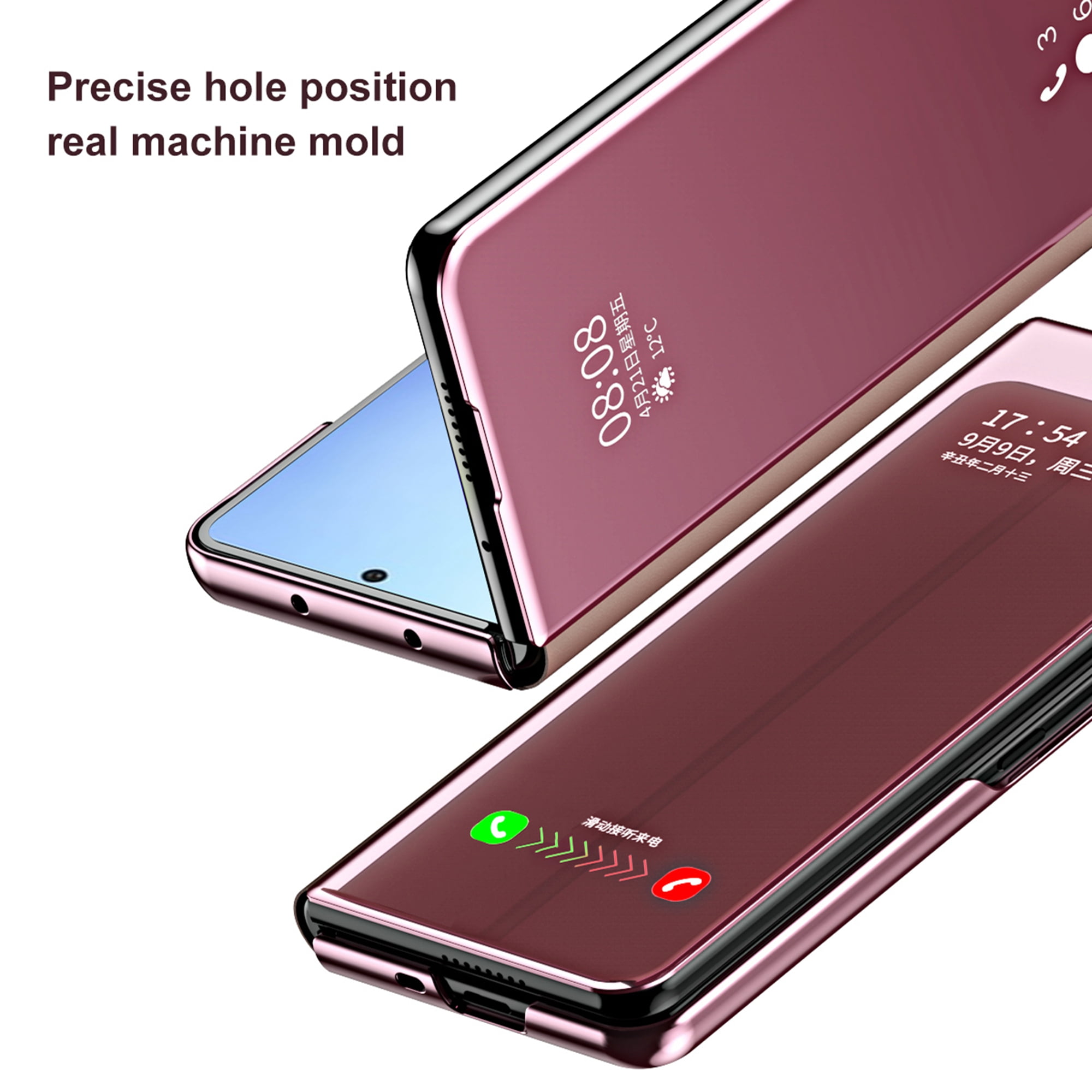 Jioeuinly Galaxy Z Fold 4 Case Compatible with Samsung Zfold 4 5G Phone Case Cover [Hard PC + Soft Silicone][Colorful Reflect Light] IMDF-JXX