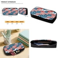 thumbnail image 7 of Tutolipy American Flag School Backpacks for Kids Boys Girls 3 PCS Bookbag Set with Insulated Lunch Bag Pencil Case for Kids Back to School Lightweight Backpacks Travel Daypack, Blue and Red, 7 of 7